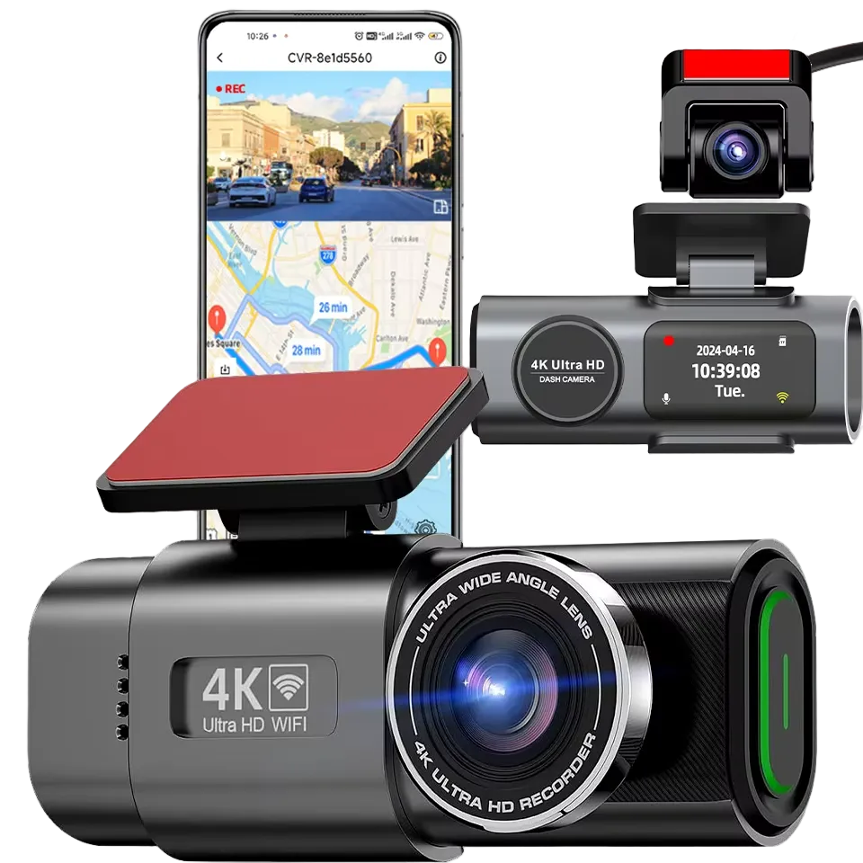 Dash Cam 4K UHD Recording Car Camera